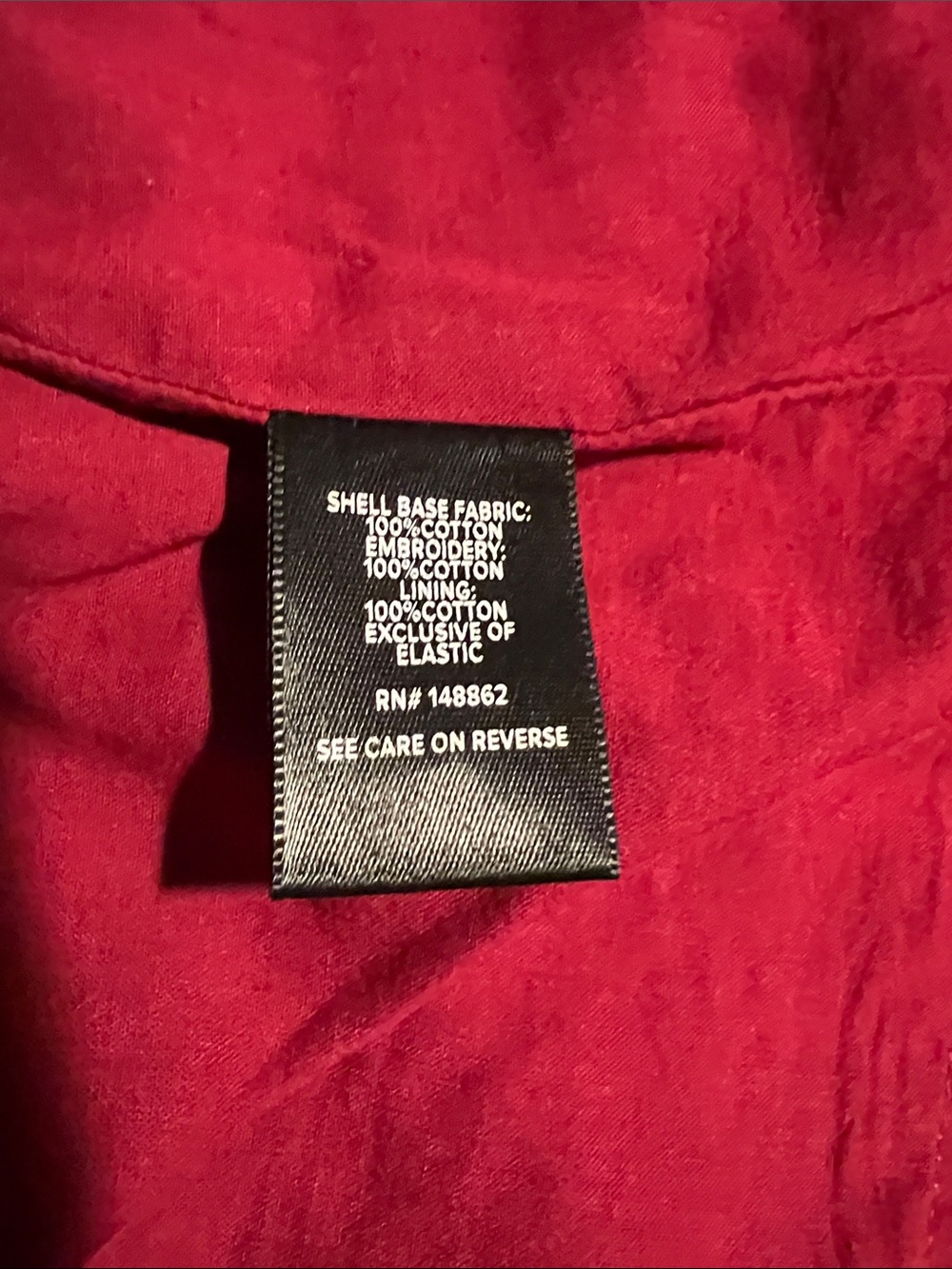 Torrid Burgundy Eyelet Button-Front Cami - Picture 4 of 4